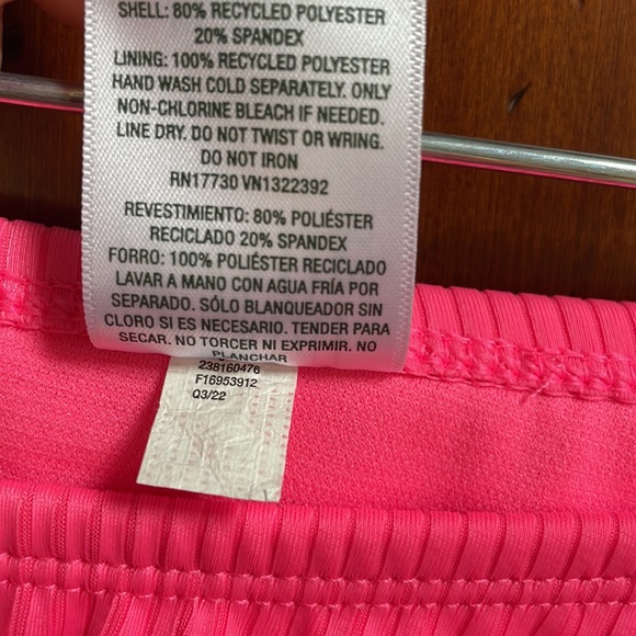 NWT Wild Fable Ribbed Neon Pink Swim Bottoms - Picture 8 of 8